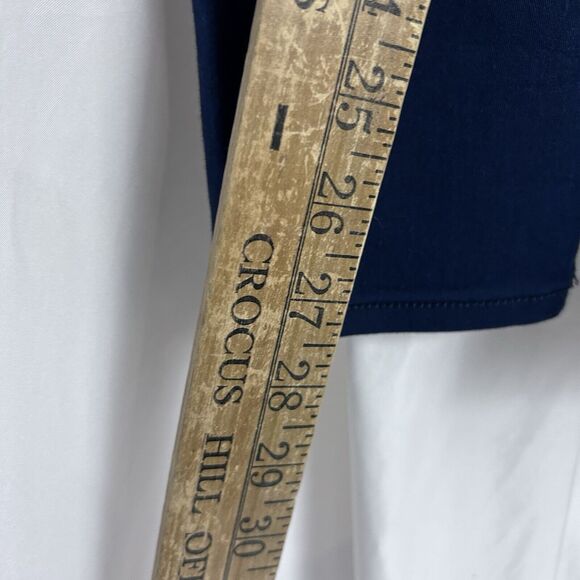 Violets And Roses Women's Navy Blue Sz 2 Chino Pants stretchy Trousers - Picture 3 of 10